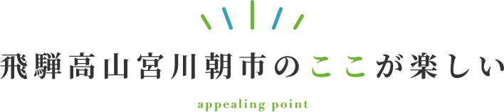 飛騨高山宮川朝市のここが楽しい