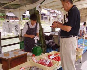 飛騨高山朝市のお店