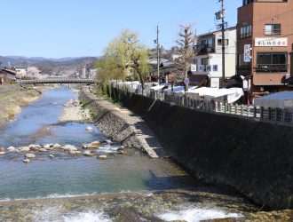 春 ～桜と朝市～